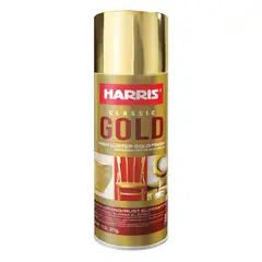 HARRIS - Pintura Spray Dorado Cromado Anticorrosivo Secado Rapido 311gr