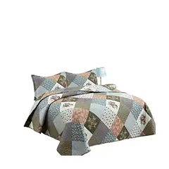 GENERICO - COBERTOR COLCHA QUILT VERANO 2 PLAZAS