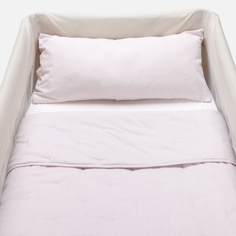 BABYROSEN Cubrecama Pack And Play Lino Rosa