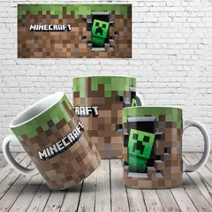 GENERICO - Tazon minecraft 11 oz