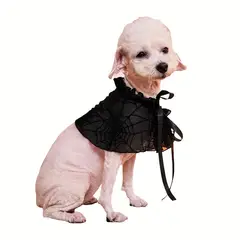 VATYERTY - Disfraz para Perro - Tocado negro de telaraña con encaje M