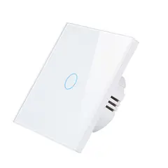 WELDMON - Interruptor Luz Pared Inteligente Wifi 1 Vías（Blanco）
