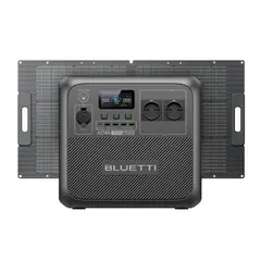 BLUETTI - AC180 Estación de Energía Solar con 100W Panel SolarCarga Solar Rápida para Emergencias Acampadas
