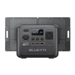 BLUETTI - AC50B Generador Solar Portátil con 100W Panel Solar Batería 448Wh para acampada Emergencia Corte de Energía