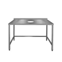 IMAS - Mesón Desconche Acero Inoxidable Medidas 140x60x85 Cm