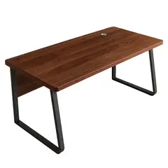 MUNDO ONLINE - Escritorio Oficina Round Leg Posh Antideslizante Brown 120cm