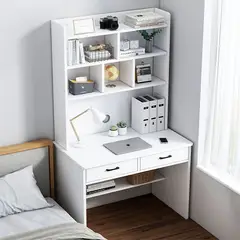 GENERICO - Escritorio Con Repisas De Madera Ergonomico 180x80x50cm