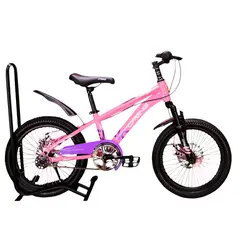GENERICO - Bicicleta Aro 18 Cfeng con Freno Disco Rosado Lila