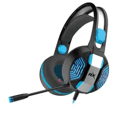 REPTILEX - Audífonos Platinum Gamer Conector 35mm Y Usb Led Azul - Ps