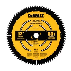 DEWALT - Disco Sierra 12" 80 Dientes Acabado Fino 3X Life DWA11280