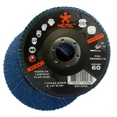 HEMIC - Disco traslapado metal 4 1/2 gr.60