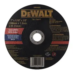 DEWALT - Disco corte metal 7" 1,6mm DW44619