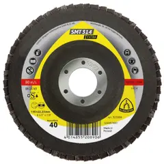 KLINGSPOR - Disco traslapado 4 1/2 g40 mad/met convexo smt314