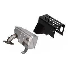 GENERICO - Kit Escape Silenciador Y Cubierta Para Motor Robin Ey20