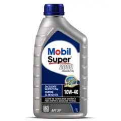 MOBIL - Aceite Motor 10w40 Super 2000 1 Lt.
