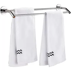 OEM - Porta Toalla Toallero Doble Barra 60 Cm