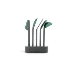 LEKUE - Set de 5 utensilios de cocina anti-rayaduras