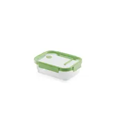 LEKUE - Recipiente hermético 100% de vidrio 1520 ml rectangular