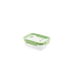 LEKUE - Recipiente hermético 100% de vidrio 640 ml rectangular