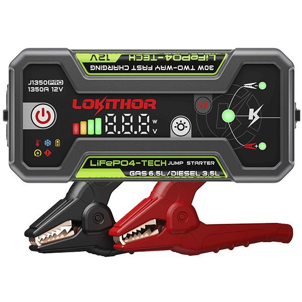 GENERICO Partidor Auto Baterías 12v 1350a J1350 Pro Lifepo4 Lokithor