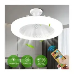 GENERICO - Ventilador De Techo Ampolleta + Control