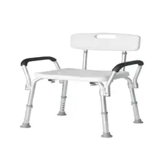 TAUMM - Silla Asiento Ducha Seguridad Con Respaldo Apoyabrazos