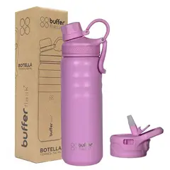 BUFFER FLASK - Termo Botella Agua Termica Acero Inox Buffer - Rosa