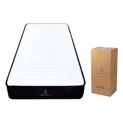 AMABILE - Colchón Resortes Pocket 1.5 Plazas 105x190x20 Filippo