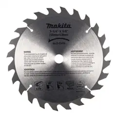 MAKITA - Disco sierra madera 7 1/4" 24 dientes D-03436