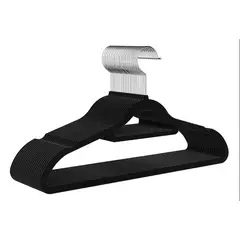 GENERICO - Set 20 Colgadores De Ropa Terciopelo Percha Antideslizante