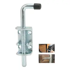 GENERICO - Picaporte Con Resorte Enganche Perno Del Tubo De La Puerta