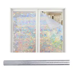 GENERICO - Pegatina Película Privacidad Ventana Arcoíris 45x200 3d Privacidad