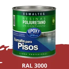 EPOXY - PINTURA PISOS ALTO TRÁFICO - POLIURETANO BASE AGUA 1K - 1L RAL 3000