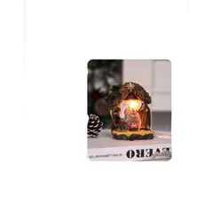 GENERICO - BELEN DE RESINA CON LUCES