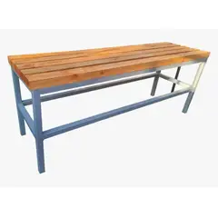 GENERICO - Banca Viena de Madera y Metal 160 X 45 X 45 - Gris perla