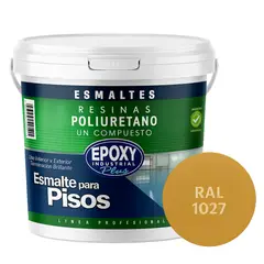 EPOXY - PINTURA PISOS ALTO TRÁFICO - POLIURETANO BASE AGUA 1K - GALÓN RAL 1027