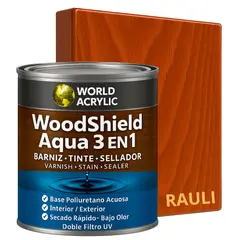 KENT - BARNIZ MADERAS WoodShield Aqua 3 en 1- OCTAVO GALÓN - RAULI