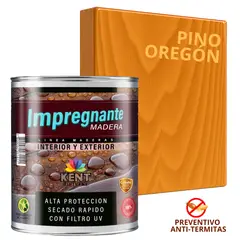 KENT - IMPREGNANTE Maderas AntiTermitas- CUARTO GALÓN - PINO OREGON