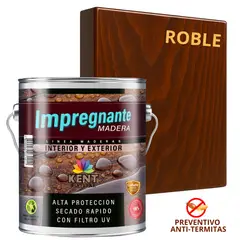 KENT - IMPREGNANTE Maderas AntiTermitas- GALÓN - ROBLE OSCURO