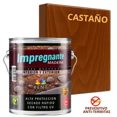 KENT - IMPREGNANTE Maderas AntiTermitas- GALÓN - CASTAÑO