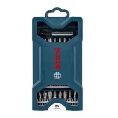 BOSCH - Set de Puntas para atornillar Mini X-Line con 25 und 2607017400