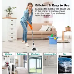 MOVI - CEPILLO ELÉCTRICO GIRATORIO 9 EN 1 MULTIFUNCION, INHALABRICO