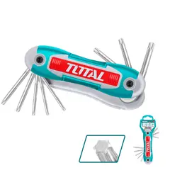 TOTAL TOOLS - Juego Llave Estrella 8 Piezas Total