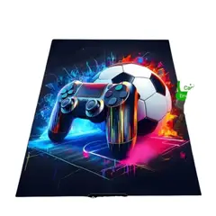 ANGELES DEL HOGAR - ALFOMBRAS CON DISEÑO GAMER 150X200 CM