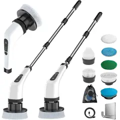 MOVI - CEPILLO ELÉCTRICO GIRATORIO 9 CABEZALES USB MULTIFUNCIÓN