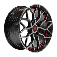 GENERICO - Set 4 Llantas 15x7 4X100 Et35 KARIJERA BM-UC-Red