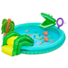 BESTWAY - Piscina inflable con centro de Juego Cocodrilo