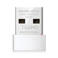 MERCUSYS - Adaptador WiFi Nano USB N150Mbps Inalámbrico - PS