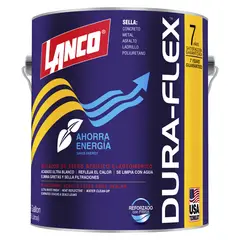 LANCO - Sellador de Techos Dura Flex Blanco 1GL