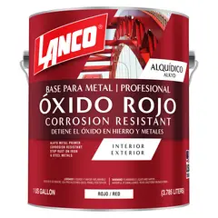 LANCO - Anticorrosivo Primer Óxido Rojo 1GL